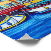 Lisa Lorenzによるサントロペスのポスターの色 ポスター (角)