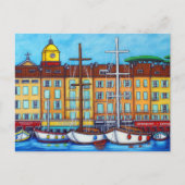 Lisa Lorenzによるセントトロペのポストカードの色 ポストカード (正面)