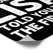 Lisa Name D Birthday Funny Christmas Jo  ポスター (角)