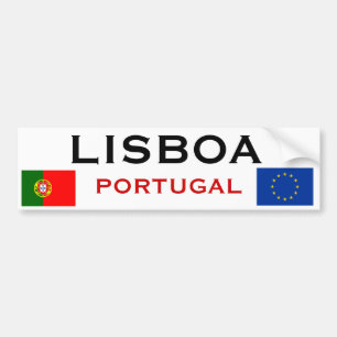 Lisboa*のバンパーステッカー バンパーステッカー