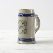 Lisboa Portuguese Azulejo Ceramic-Style Mug – Viva ビールジョッキ (正面右)
