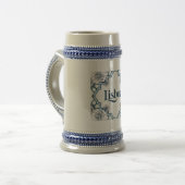 Lisboa Portuguese Azulejo Ceramic-Style Mug – Viva ビールジョッキ (正面左)