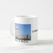 Lisboa - Torre de Belém コーヒーマグカップ (正面左)
