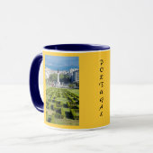 Lisbon*ポルトガルのパノラマ式のマグ マグカップ (正面左)