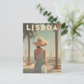Lisbon 50s vintage ポストカード (スタンド正面)