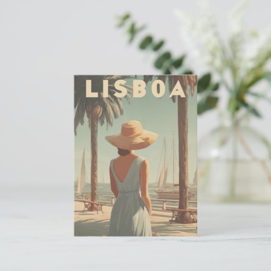 Lisbon 50s vintage ポストカード (スタンド正面)