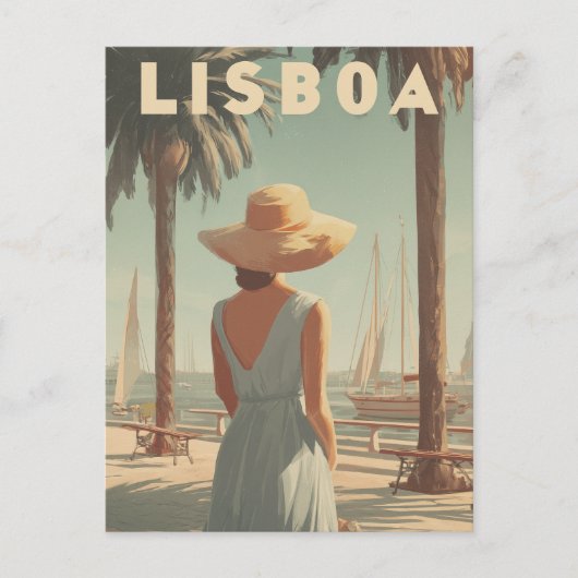 Lisbon 50s vintage ポストカード (正面)