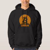 Lisbon Bitcoin Maximalist  Bitcoin Lisbon Skyline パーカ (正面)