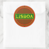 Lisbon City Pride Emblem – Portuguese Identity ラウンドシール (バッグ)