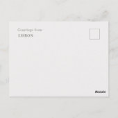 Lisbon, Doors of the World, Travel Postcards ポストカード (裏面)