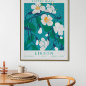 Lisbon Flower Market Botanical ポスター