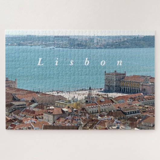 Lisbon panorama. ジグソーパズル (横)