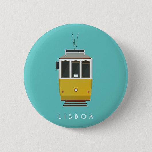 Lisbon Pin 缶バッジ (正面)