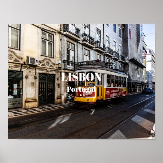 Lisbon, Portugal ポスター (正面)