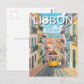 Lisbon Portugal Alfama ポストカード (正面/裏面)