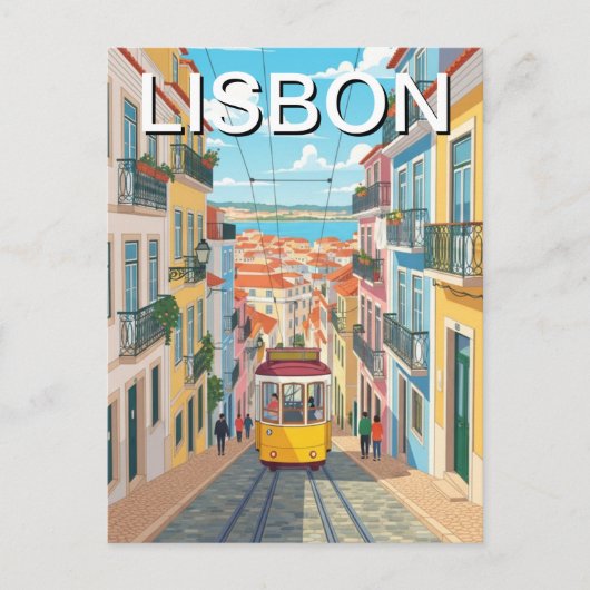 Lisbon Portugal Alfama ポストカード (正面)