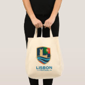 Lisbon Portugal Europe トートバッグ (正面(商品))