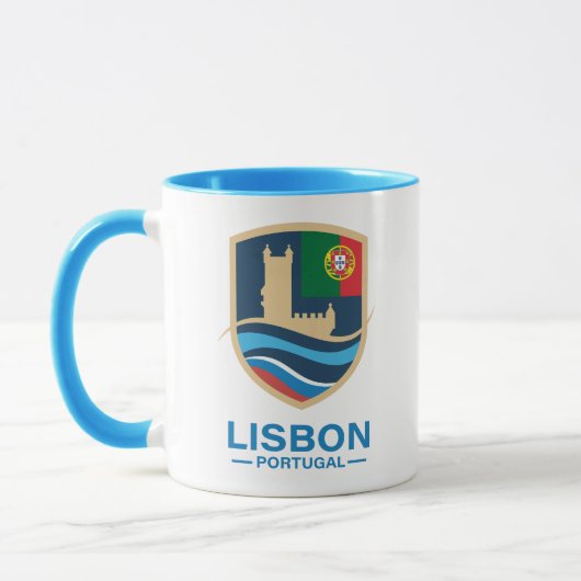 Lisbon Portugal Europe マグカップ (左)