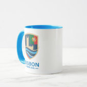 Lisbon Portugal Europe マグカップ (正面左)