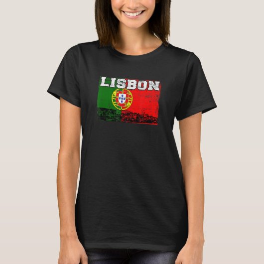 Lisbon Portugal Europe Tシャツ (正面)