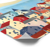 Lisbon Portugal travel poster  ポスター (角)