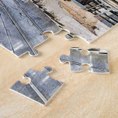 Lisbon Street Portugal Postcard Jigsaw Puzzle ジグソーパズル (側面)