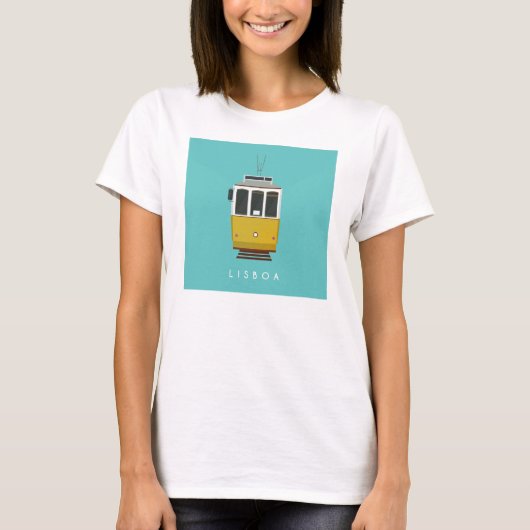 Lisbon Tram Tシャツ (正面)