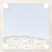 Lisbon Viewsポルトガル写真 ガラスコースター (裏面)