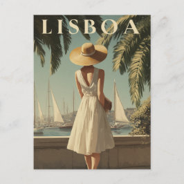 Lisbon vintage fashion ポストカード