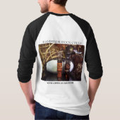 Lisellaは呼びます3/4のlenthのティー(得られたにせ医者か。か。か。)を Tシャツ (裏面)