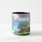 Lise's Morning Teaカスタマイズ可パーソナライズされた能 マグカップ (中央)