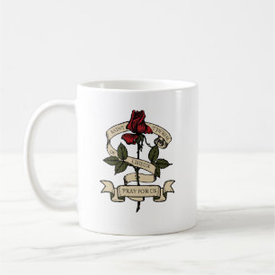LiseuxのSt.Therese祈、Us magのために コーヒーマグカップ