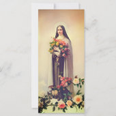 LiseuxグリーティングカードのSt Therese カード (正面)