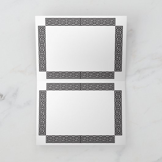 Lisianthusのピンクの花 カード (内部)