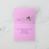 Lisianthus 6457の悔やみや弔慰カードはカスタマイズ カード (内部)