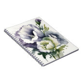 Lisianthus - Watercolor flowers ノートブック (右側)
