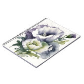 Lisianthus - Watercolor flowers ノートブック (左側)