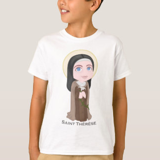 Lisieuxのかわいいカトリック教徒の聖者テレーズ Tシャツ