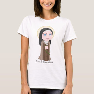 Lisieuxのかわいいカトリック教徒の聖者テレーズ Tシャツ
