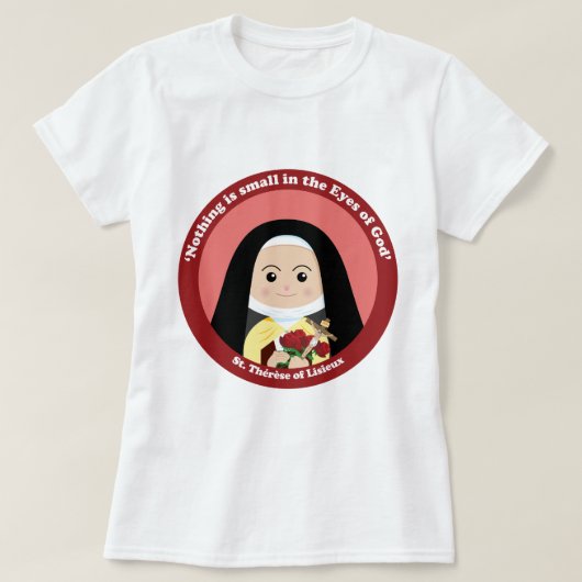 LisieuxのSt. Thérèse Tシャツ (デザイン正面)
