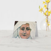 Lisieux NotecardのSt. Thérèse カード (黄色い花)