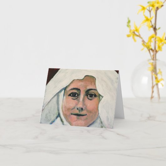 Lisieux NotecardのSt. Thérèse カード (黄色い花)