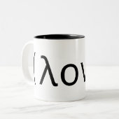 Lisp愛マグ ツートーンマグカップ (正面左)