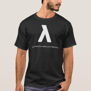 LISP: 余分な括弧を苛立たせるの多く Tシャツ