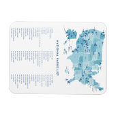 List of National Parks in the United States  マグネット (横)