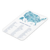 List of National Parks in the United States  マグネット (左側)