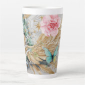 Listen Deeply-Latte Mug カフェラテマグ (正面)