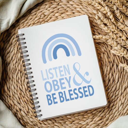 Listen Obey and Be Blessed  ノートブック
