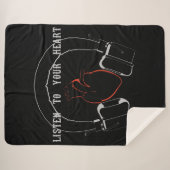 Listen to Your Heart シェルパブランケット (正面(横))