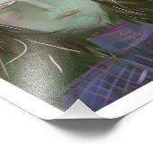 Listening ~ Modern Feminine Portrait フォトプリント (角)